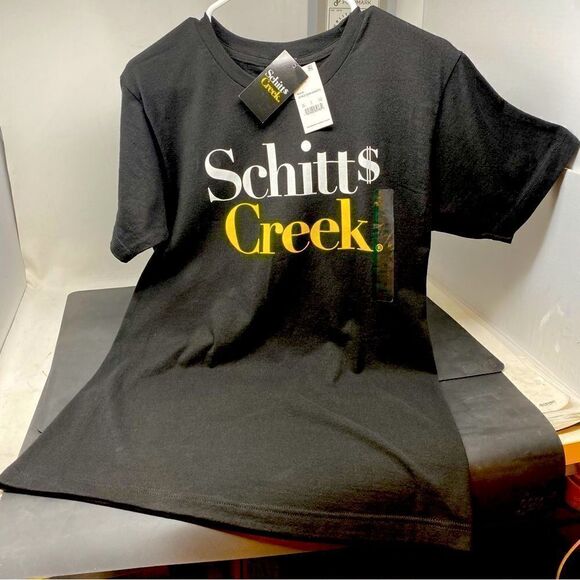 Schitt’s Creek - Mens Black Tee NEW - Picture 1 of 8